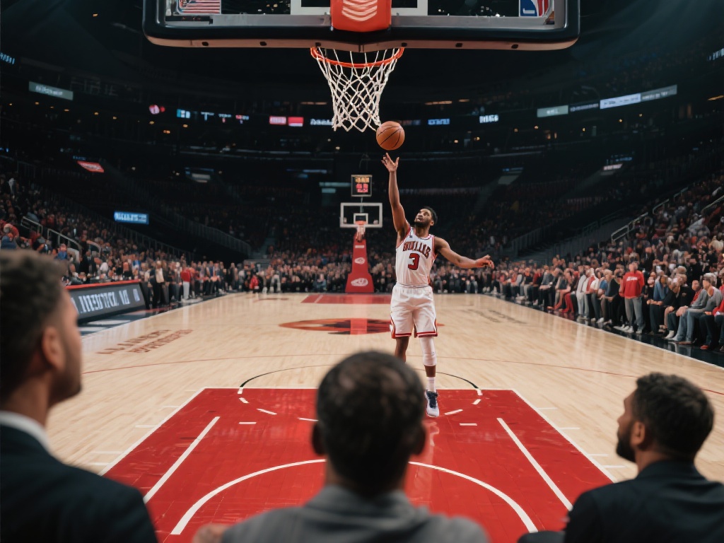 想象一下，在最后一秒钟球员出手投篮的一刻